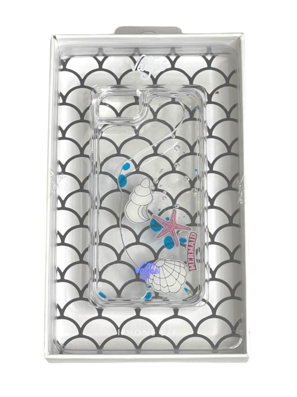 new Valfre Shell Yeah Mermaid Floating Charms Phone Case iPhone 6 7 - Picture 7 of 16